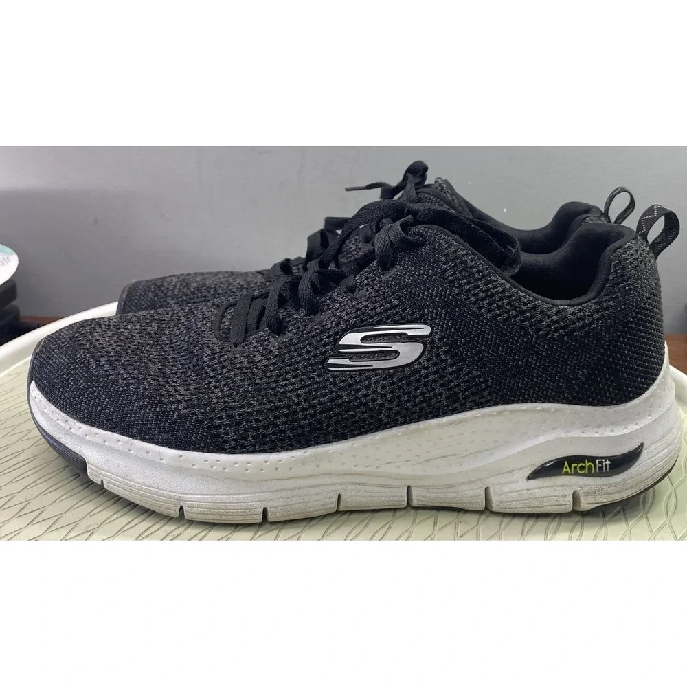 Skechers Men's Loafers Athletic Slip On Shoes Memory Foam‎ Relaxed Fit Black 12